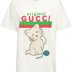Gucci コットンジャージーtシャツ ホワイト
