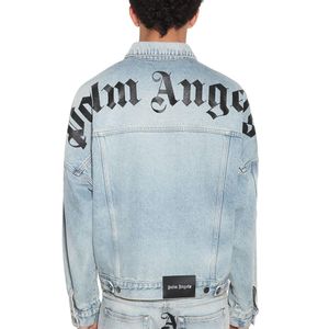 メンズ Palm Angels コットンデニムジャケット ブルー