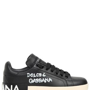 Dolce & Gabbana Schwarz Portofino Sneakers