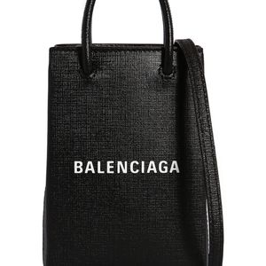 Balenciaga Iphone X/xs-tasche Aus Leder Mit Logo in Schwarz für Herren