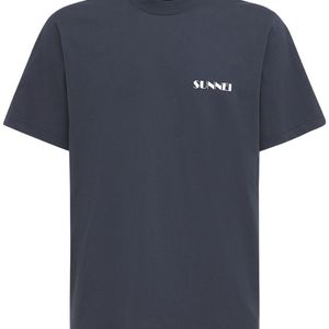 メンズ Sunnei コットンtシャツ ブルー