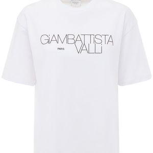 Giambattista Valli コットンジャージーtシャツ ホワイト