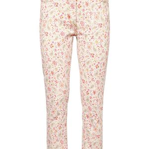 Etro Pink Jeans Aus Stretch-baumwolle Mit Druck
