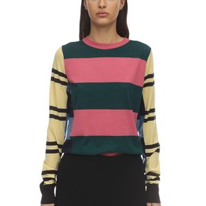Colville Multi Stripe Wool Knit Sweater