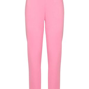 Pantaloni "couture Milano" In Felpa Di Cotone di Moschino in Rosa
