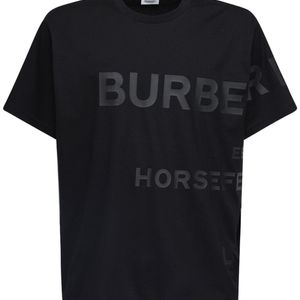 メンズ Burberry コットンジャージーtシャツ ブラック