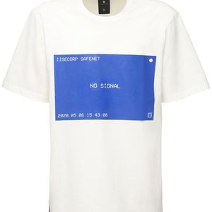 T-Shirt En Coton "No Signal" Iise pour homme en coloris Blanc