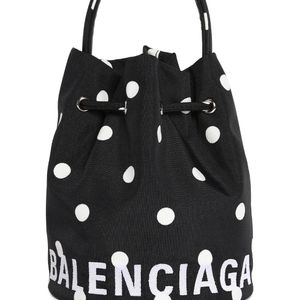 Balenciaga ウィール Xs バケットバッグ ブラック