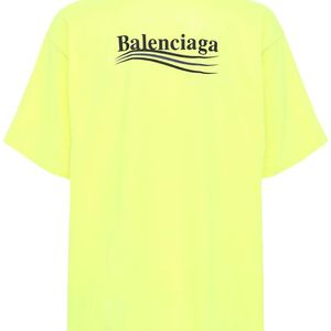 メンズ Balenciaga コットンジャージーtシャツ イエロー