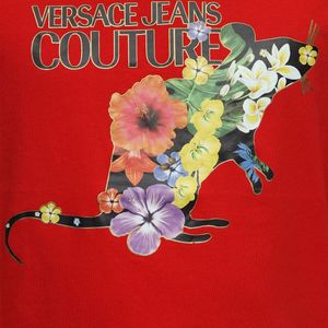 メンズ Versace Jeans プリントtシャツ レッド