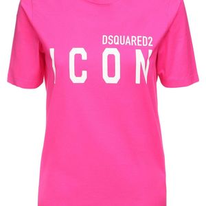 DSquared² コットンジャージーtシャツ ピンク