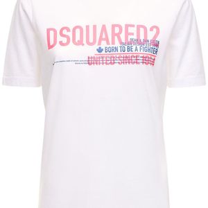 DSquared² Renny Fit ジャージーtシャツ ホワイト