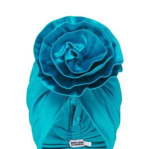 MaryJane Claverol Blau Turban Mit Satin-effekt "jalisco"