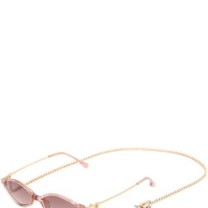 Alessandra Rich Pink Sonnenbrille Aus Acetat ""