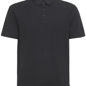 メンズ Armani Exchange コットンポロシャツ ブラック