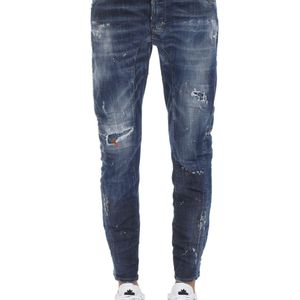 DSquared² 17cm Jeans Aus Baumwolldenim "tidy Biker" in Blau für Herren