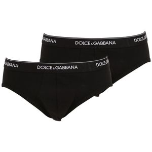 メンズ Dolce & Gabbana コットンブリーフ X2 ブラック