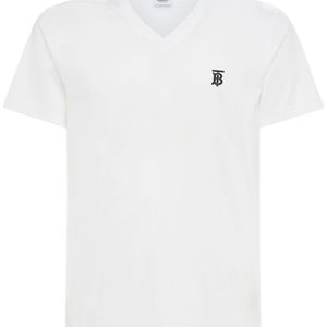 メンズ Burberry Tb コットンtシャツ ホワイト