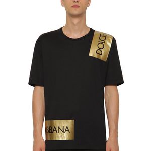 Dolce & Gabbana T-shirt Met Logo in het Zwart voor heren
