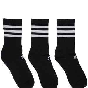 Adidas Originals Schwarz 3er-pack Socken Aus Baumwollmischung