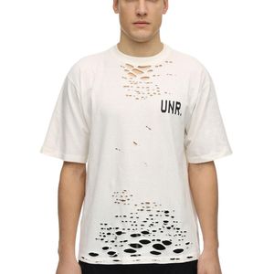 メンズ Unravel Project ジャージーtシャツ ホワイト