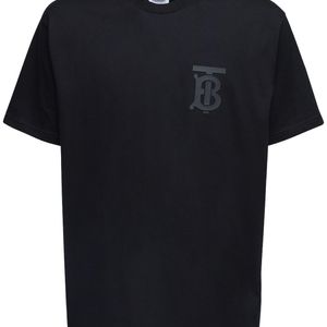 メンズ Burberry Tb コットンジャージーtシャツ ブラック