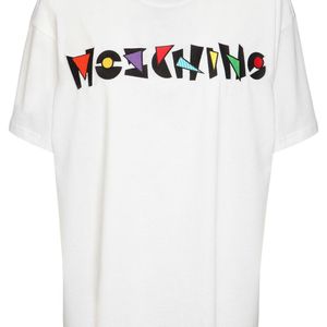 Moschino コットンジャージーtシャツ ホワイト