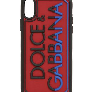 Dolce & Gabbana エンボスラバーiphone X/xsカバー ブラック