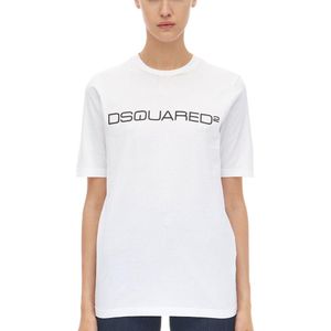 DSquared² ロゴ コットンジャージーtシャツ ホワイト