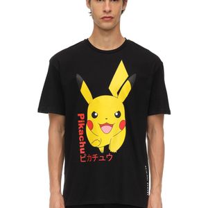 メンズ Criminal Damage Pikachu コットンジャージーtシャツ