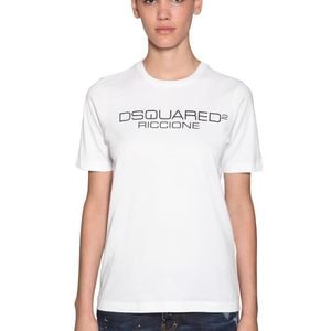 DSquared² コットンジャージーtシャツ ホワイト