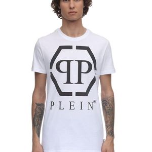 メンズ Philipp Plein コットンジャージーtシャツ ホワイト