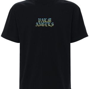 メンズ Palm Angels Hue Gothic Logo ジャージーtシャツ ブラック