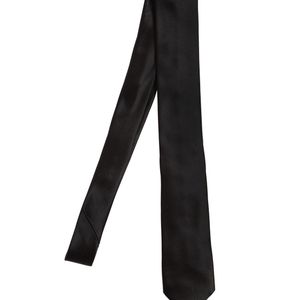 Corbata De Seda Satén 5cm Prada de hombre de color Negro