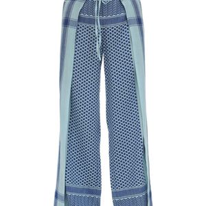 Pantalones Envolventes De Algodón Cecilie Copenhagen de color Azul