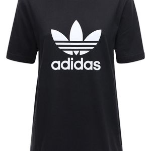 Adidas Originals 3-stripes コットンtシャツ ブラック