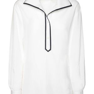 Ralph Lauren Collection Glendale コットンポプリンシャツ ホワイト