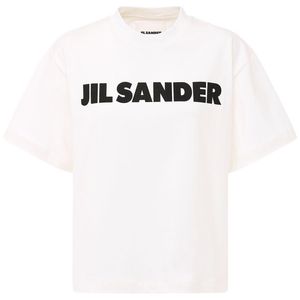Jil Sander ヘビーコットンジャージーtシャツ ホワイト