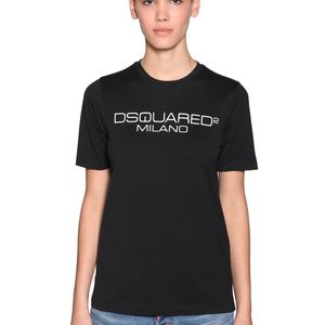 DSquared² コットンジャージーtシャツ ブラック