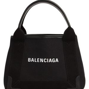 Balenciaga Navy Cabas キャンバスバッグ ブラック