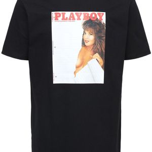 メンズ Soulland Playboy Monthly October コットンtシャツ ブラック