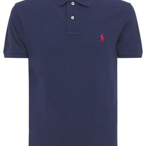 メンズ Polo Ralph Lauren コットンピケポロシャツ ブルー