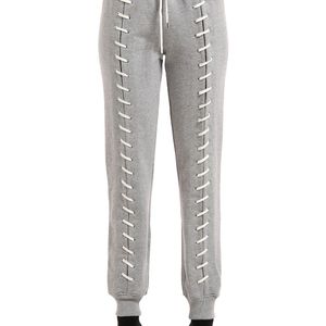 Pantalon En Coton Éponge Avec Coutures Jonathan Simkhai en coloris Gris