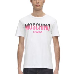 メンズ Moschino コットンtシャツ ホワイト