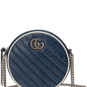 Gucci Gg Marmont サークルバッグ ブルー