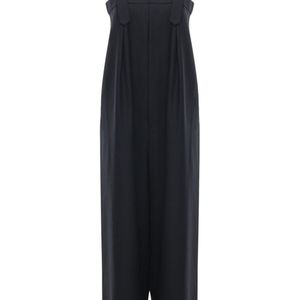 Noir Kei Ninomiya Schwarz Jumpsuit Aus Wollgabardine