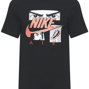 T-shirt Stampa Manga di Nike in Nero da Uomo
