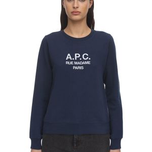 A.P.C. ネイビー Tina スウェットシャツ ブルー
