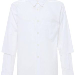 メンズ Comme des Garçons コットンシャツ ホワイト