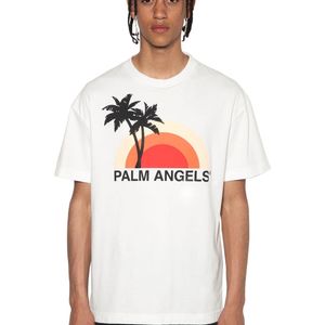 メンズ Palm Angels ホワイト Sunset T シャツ